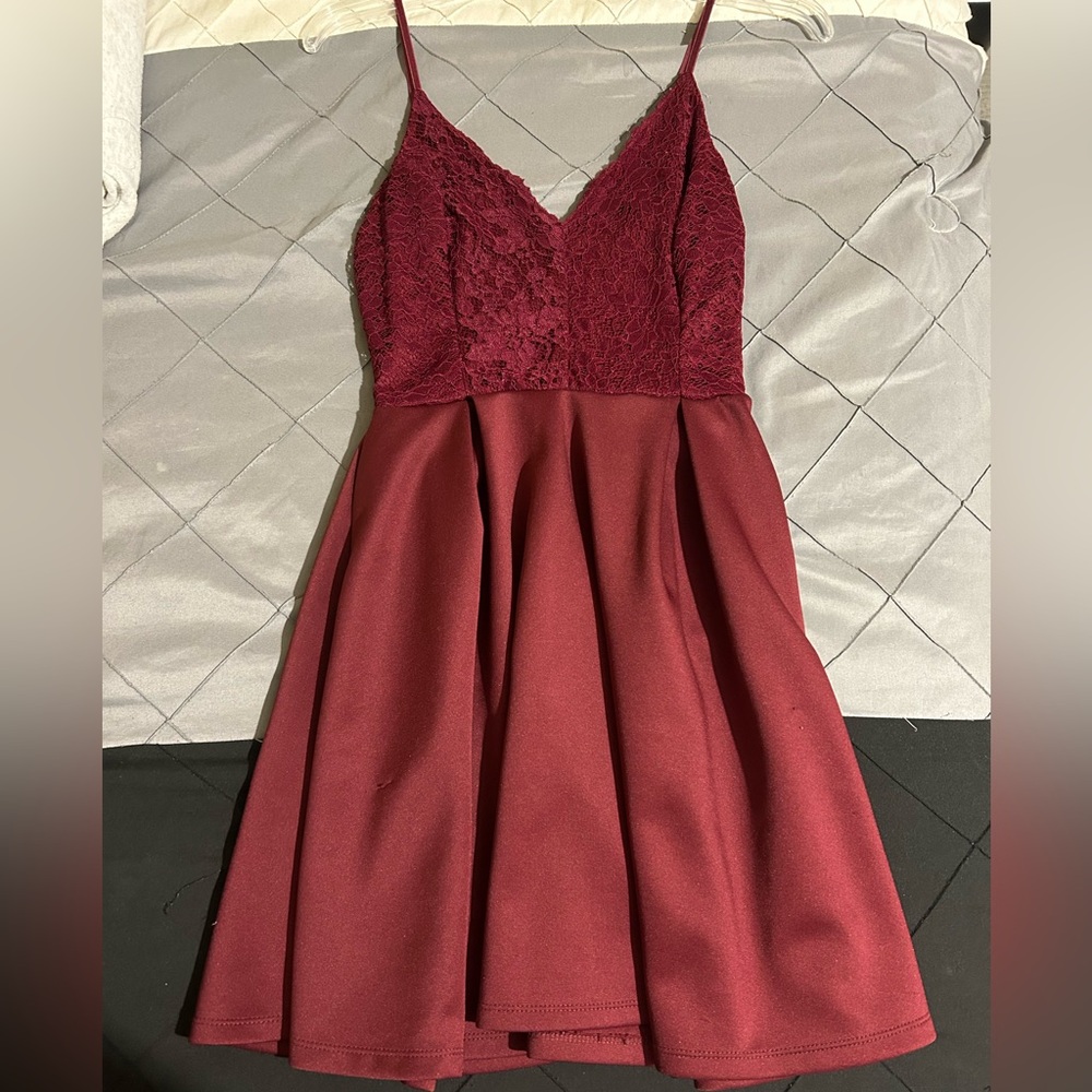 Red/Maroon Charlotte Russe dress